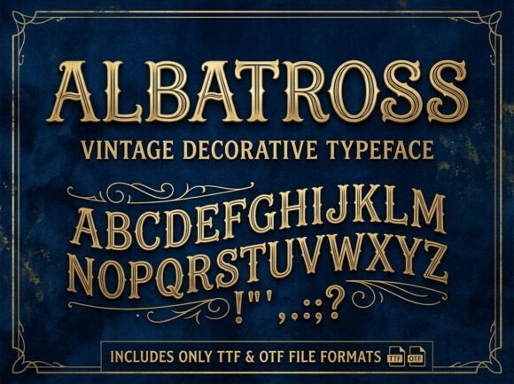 Albatross: A Typeface Steeped in Maritime Grandeur