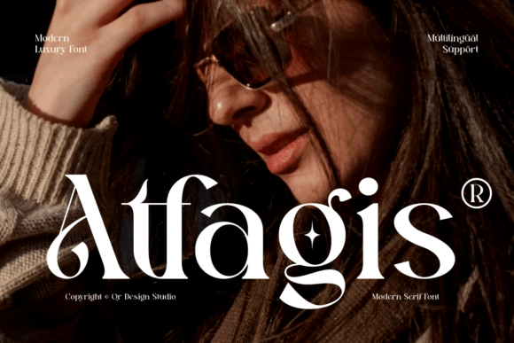Atfagis: The Serif Font for Modern Luxury Brands