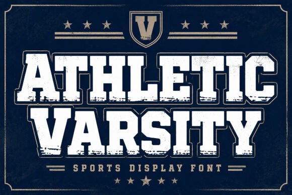 Athletic Varsity: Your Go-To Typeface for Powerful Sports Design