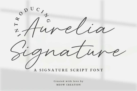 Aurelia Signature: The Font for a Bespoke Brand Identity