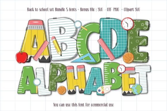 Back to School Set: A Font That Packs a Punch