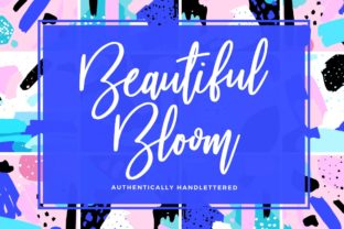 Beautiful Bloom: A Script Font with a Modern Edge