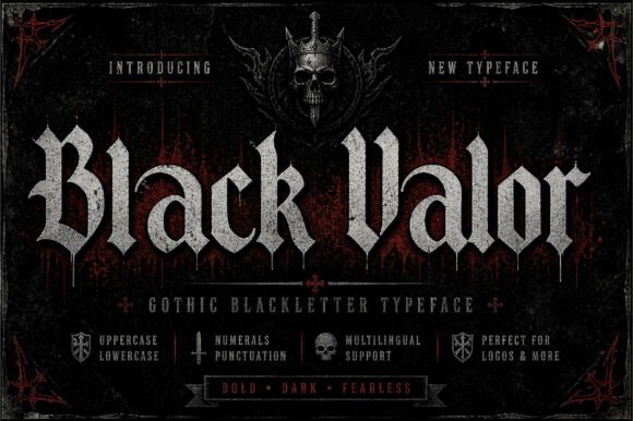 Black Valor: A Typeface for Bold, Timeless Statements