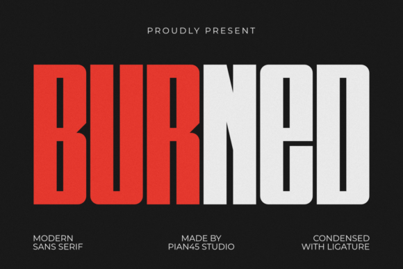 Burned: The Bold Sans Serif for Fearless Branding