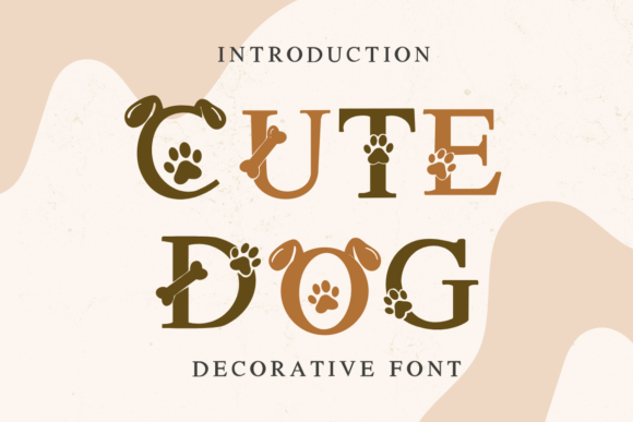 Cute Dog: A Playful Font for Pet Brands & Kid Designs