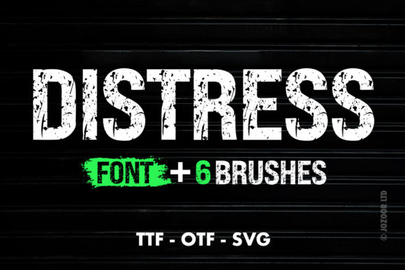 Distress College Grunge: A Font with Built-In Character