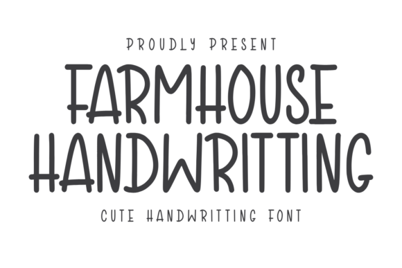 Farmhouse Handwriting: A Font for Modern Makers and Brands