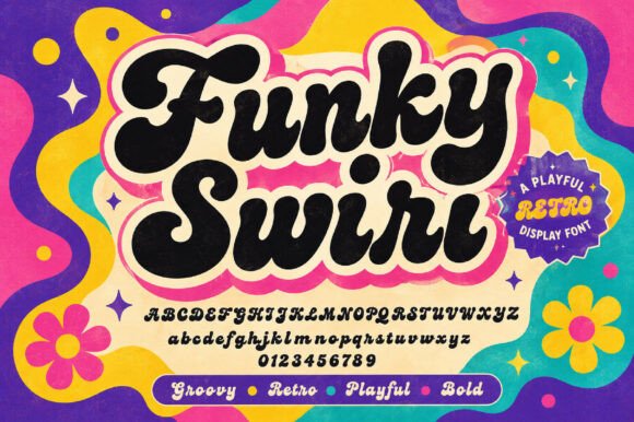 Funky Swirl: Injecting Retro Charm into Modern Design