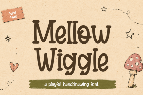 Mellow Wiggle: The Handwritten Font That Brings Instant Warmth