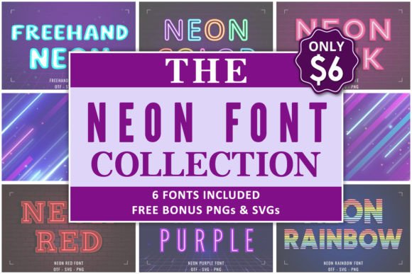 Neon Collection: A Modern Typeface for Bold, Vibrant Projects