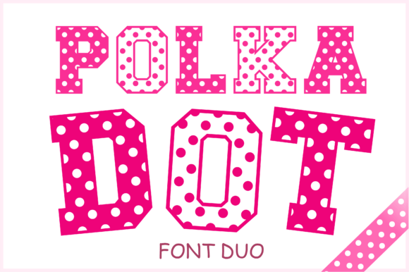Polka Dot Duo: A Playful Font for Creative Projects