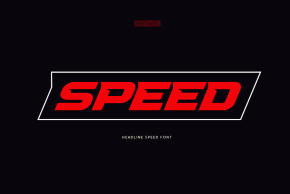 Speed: The Bold Display Font for Dynamic Design