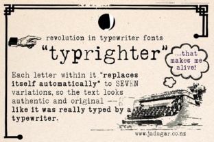 Typrighter: The Typewriter Font That Never Looks the Same Twice