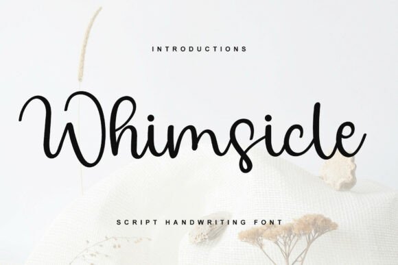 Whimsicle: The Elegant Script Font with a Bold Vintage Soul